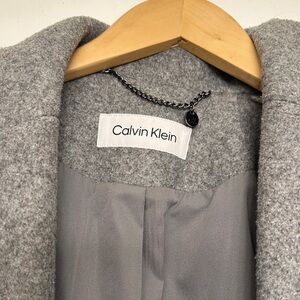 Calvin Klein Heather Gray Overcoat